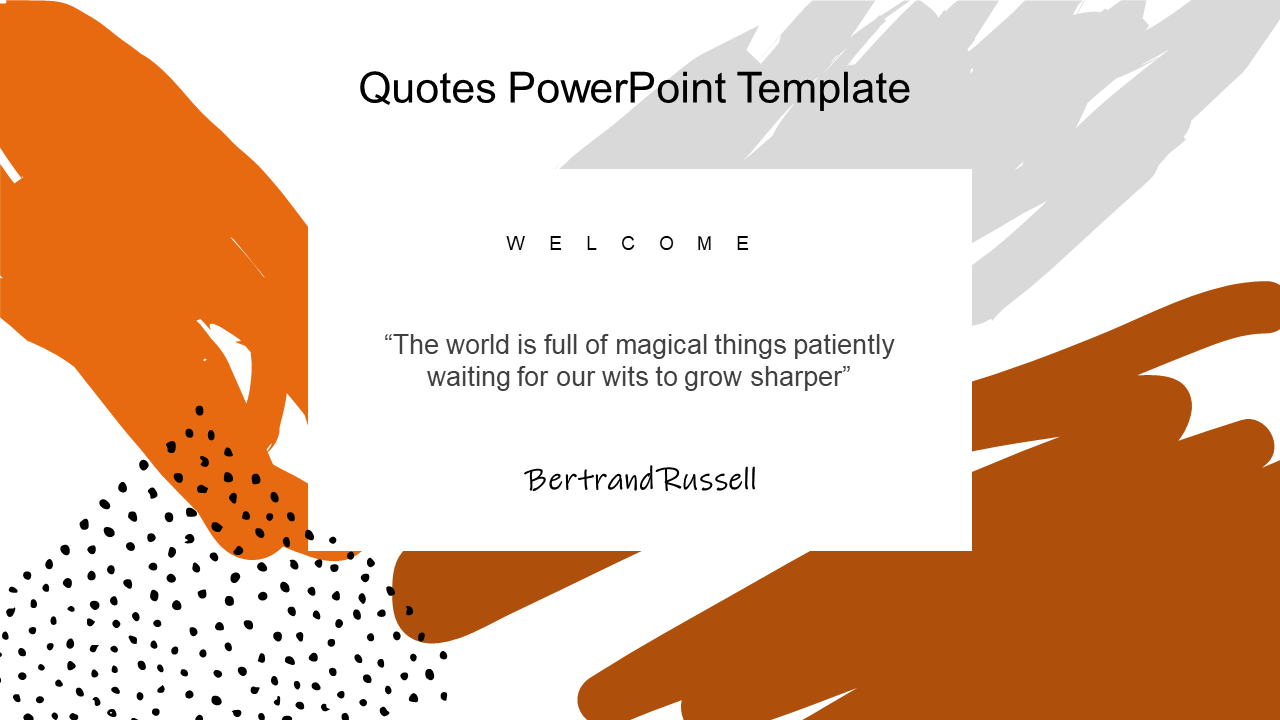 Quotes powerpoint template
